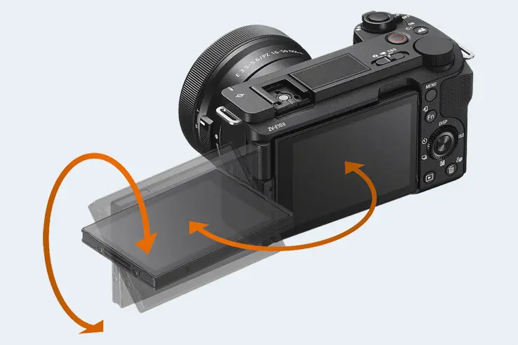 articulated screen