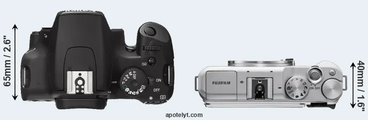 Compare 1000D versus X-A5 top