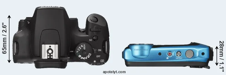 Compare 1000D versus XP140 top