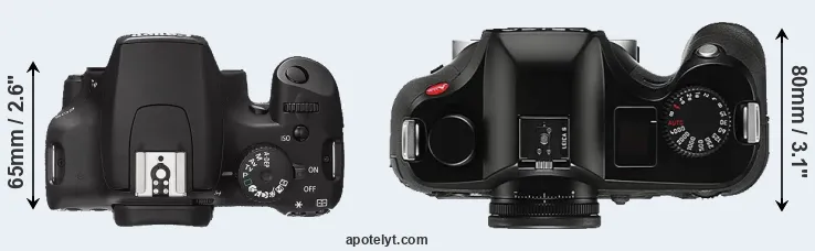 Compare 1000D versus S Typ 006 top