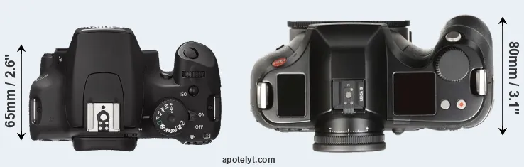 Compare 1000D versus S Typ 007 top