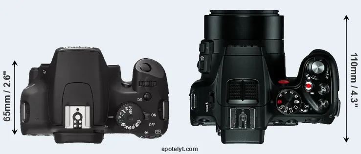 Compare 1000D versus V-LUX 4 top