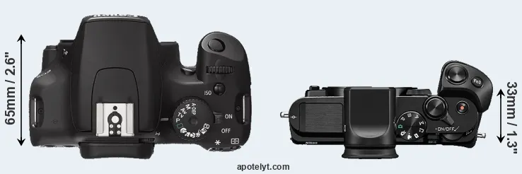Compare 1000D versus V3 top