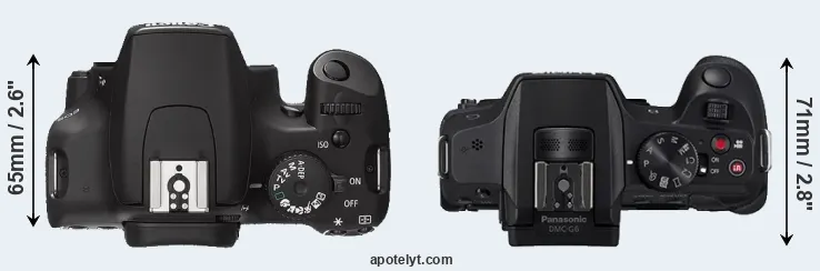 Compare 1000D versus G6 top