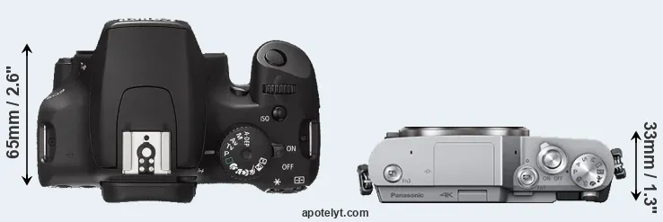 Compare 1000D versus GX800 top