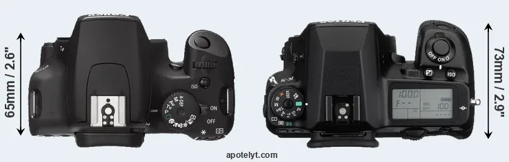 Compare 1000D versus K-5 top