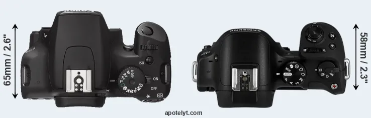 Compare 1000D versus NX30 top