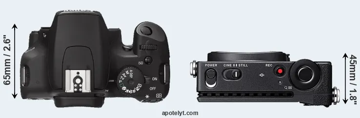 Compare 1000D versus fp top
