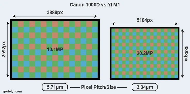 1000D versus M1 MP