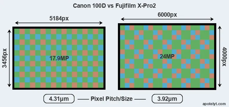 100D versus X-Pro2 MP