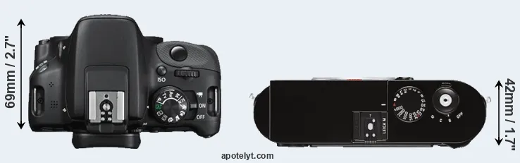 Compare 100D versus M Typ 262 top