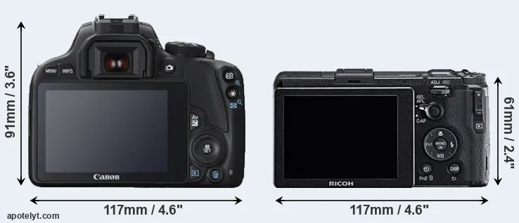 Comparison 100D or GR rear