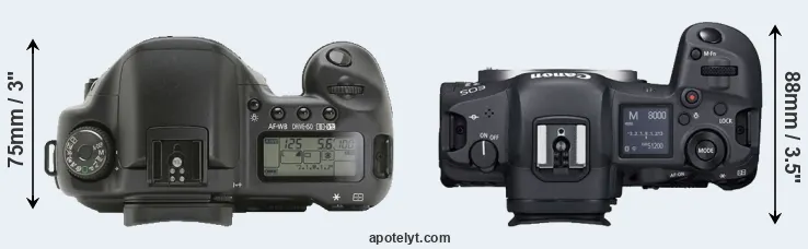Compare 10D versus R5 top