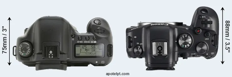Compare 10D versus R6 top