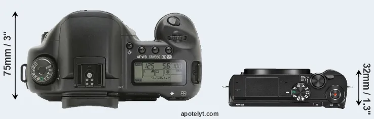Compare 10D versus J5 top