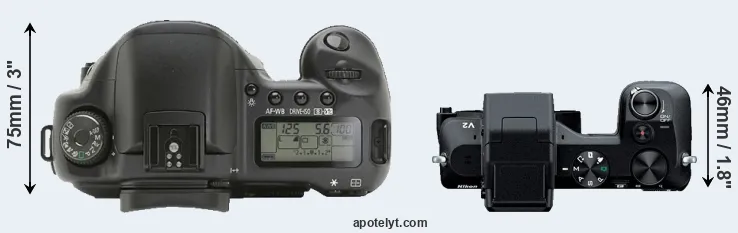 Compare 10D versus V2 top