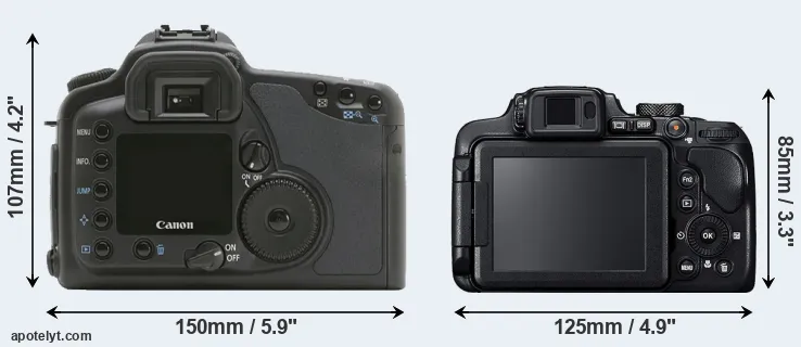 Comparison 10D or B700 rear