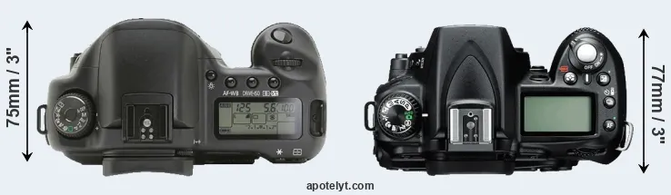Compare 10D versus D90 top