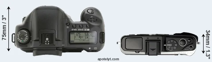 Compare 10D versus E-P3 top