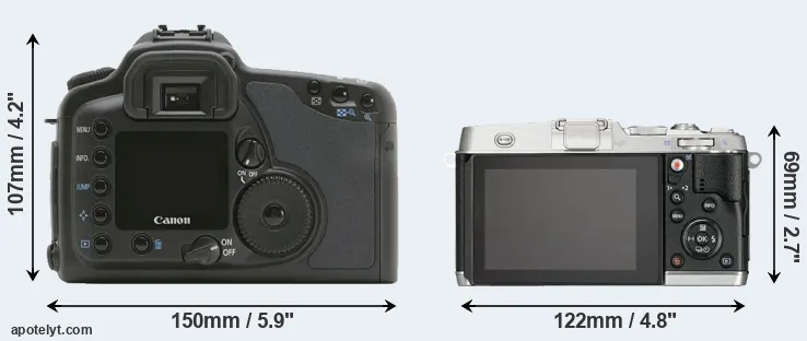 Comparison 10D or E-P5 rear