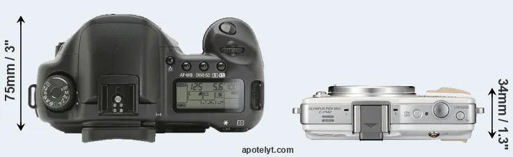 Compare 10D versus E-PM2 top