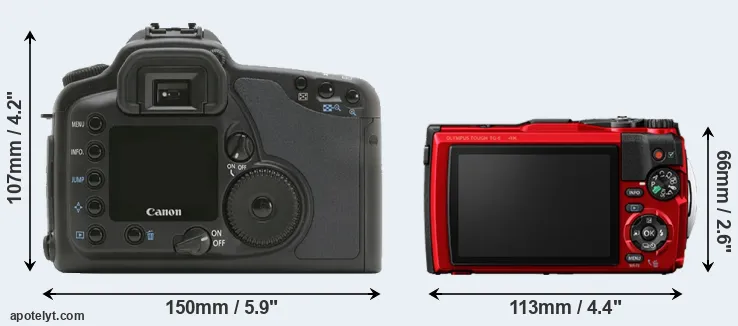 Comparison 10D or TG-6 rear