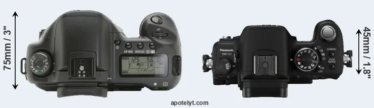 Compare 10D versus G1 top