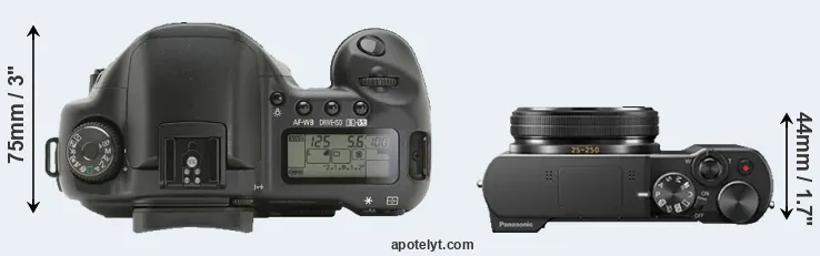 Compare 10D versus ZS100 top