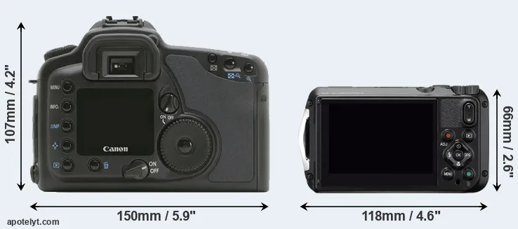 Comparison 10D or WG-6 rear