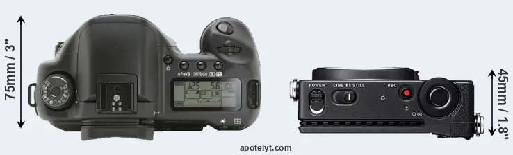 Compare 10D versus fp top