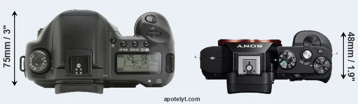 Compare 10D versus A7 top