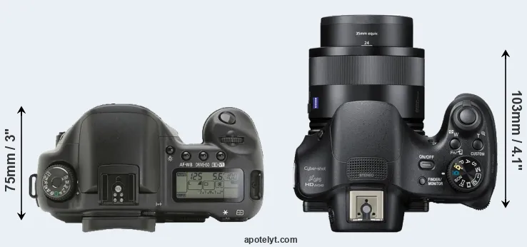 Compare 10D versus HX400V top