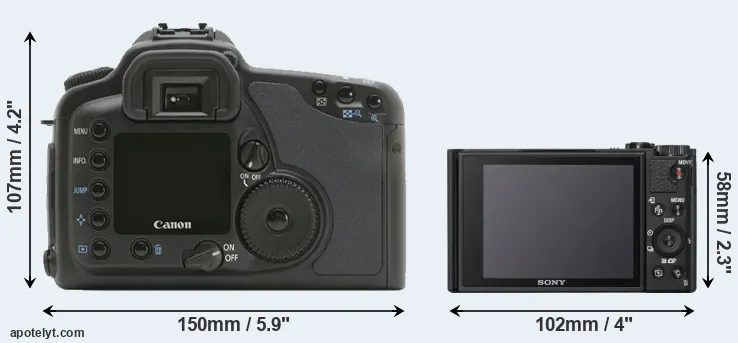 Comparison 10D or WX800 rear