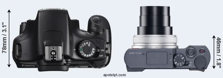 Compare 1100D versus C-LUX top