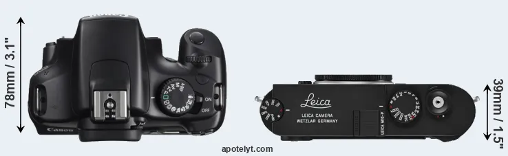 Compare 1100D versus M10-P top