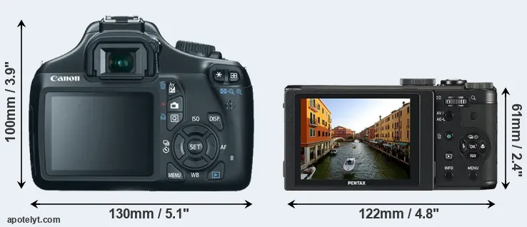 Comparison 1100D or MX-1 rear