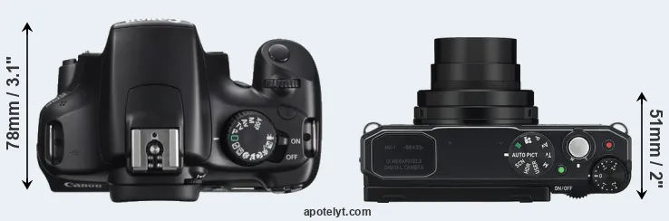 Compare 1100D versus MX-1 top
