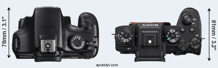Compare 1100D versus A1 top