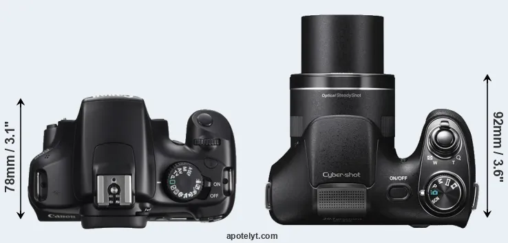 Compare 1100D versus H300 top