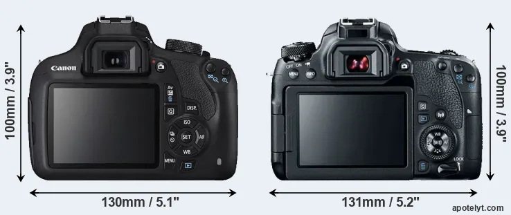 Comparison 1200D or 77D rear