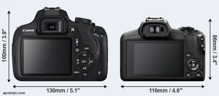 Comparison 1200D or R100 rear