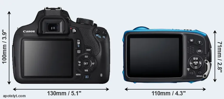 Comparison 1200D or XP140 rear