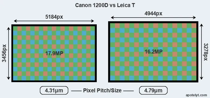 1200D versus T Typ 701 MP
