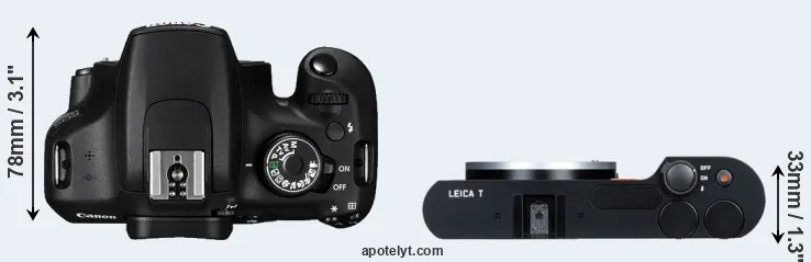 Compare 1200D versus T Typ 701 top