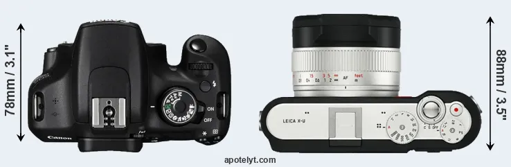 Compare 1200D versus X-U Typ 113 top