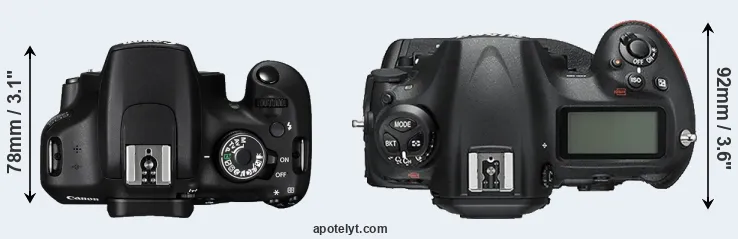 Compare 1200D versus D5 top