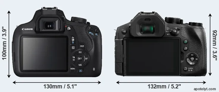 Comparison 1200D or FZ330 rear