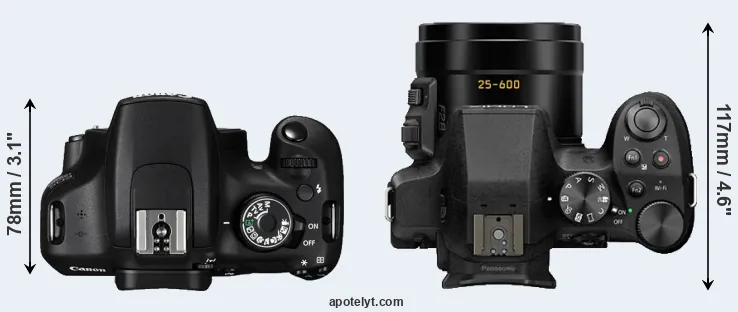 Compare 1200D versus FZ330 top