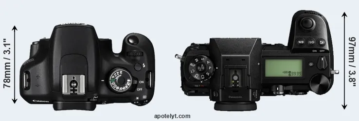 Compare 1200D versus S1R top