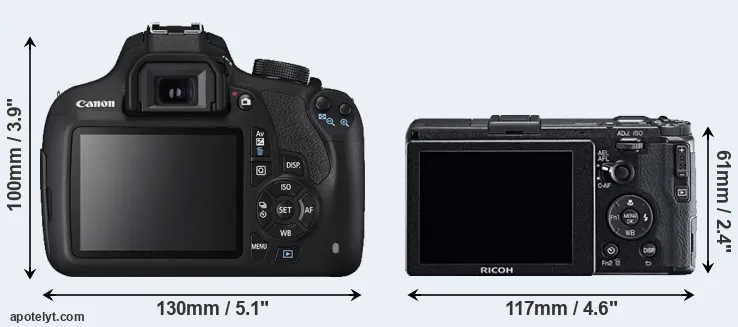 Comparison 1200D or GR rear
